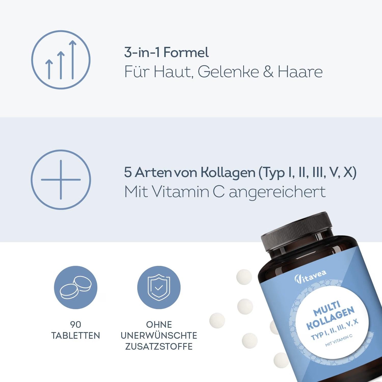 Vitavea Multi-Kollagen mit Vitamin C