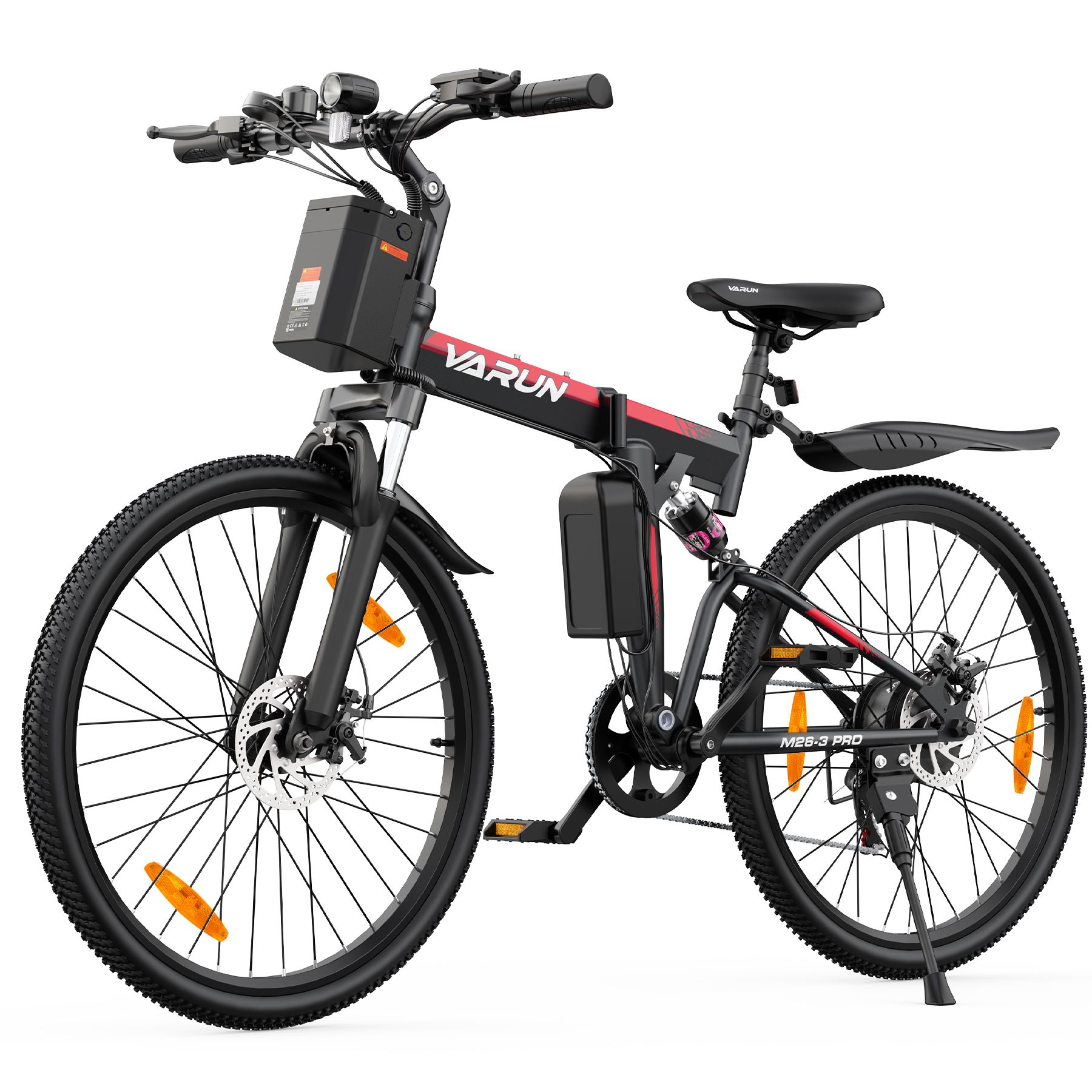 VARUN M26-3 PRO Faltbares E-Bike, 48V 7,8Ah Akku, Vollfederung