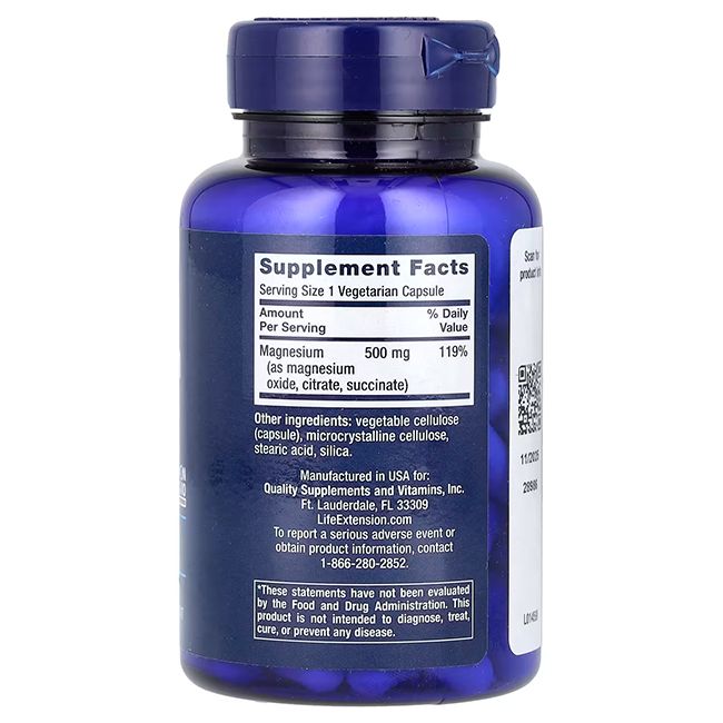 Life Extension Magnesium Caps 500 mg