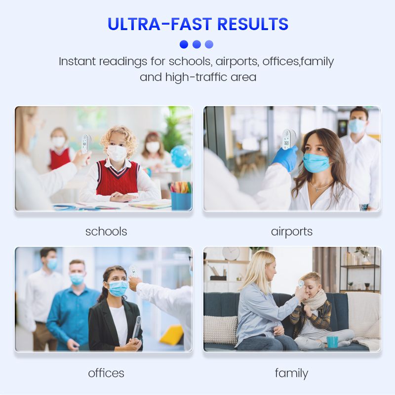 LEPU Medical Berührungsloses Infrarot-Fieberthermometer mit Bluetooth App Kinder Erwachsene IRT4