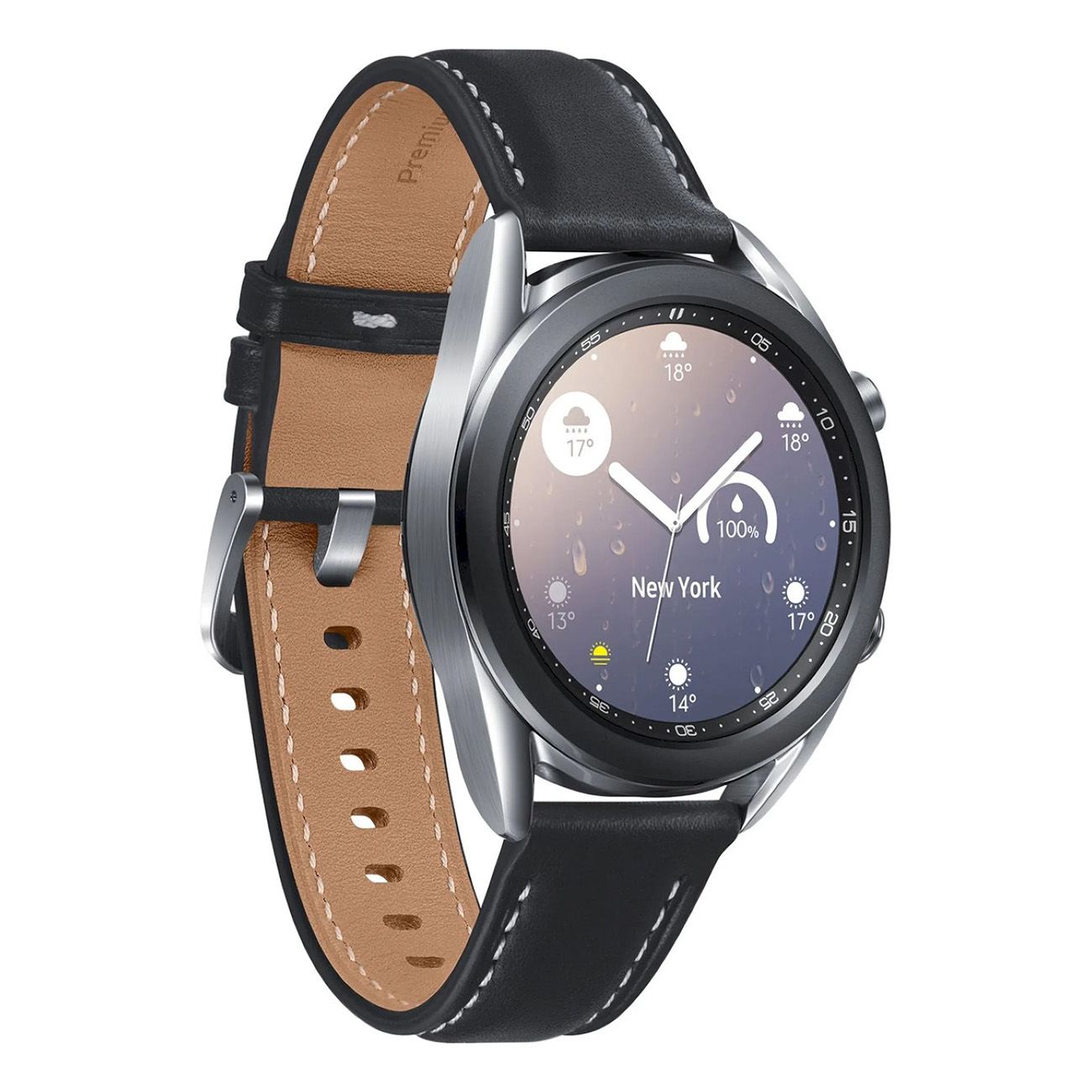Pulsuhr / Tracker Samsung - SmartWatch - Samsung Galaxy 3 SM-R850 mystic silver 41mm