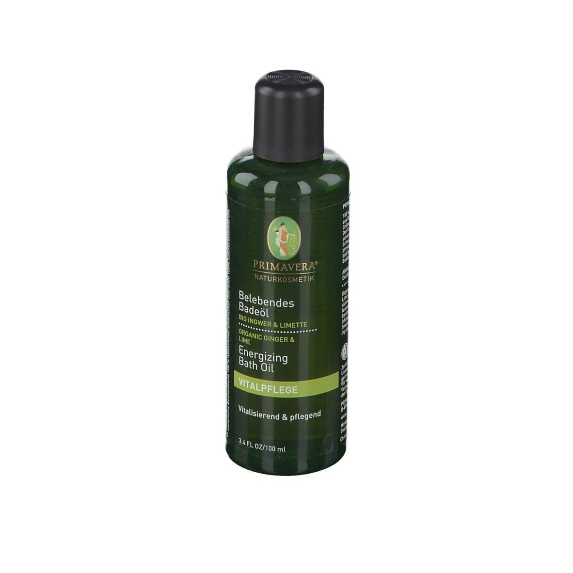 PRIMAVERA® Belebendes Badeöl bio Ingwer-Limette