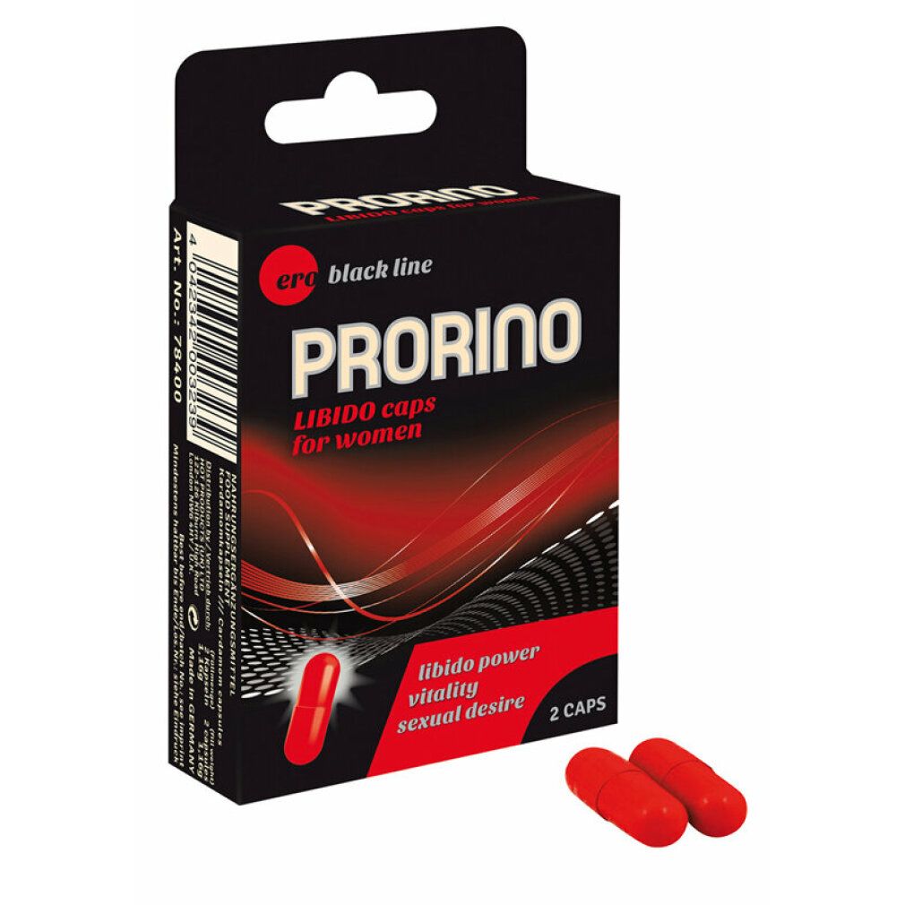 Prorino Libido Kapseln für die Frau, 2 Stück.