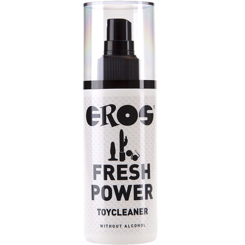 Eros Fresh Power Toycleaner Sprühflasche, 100ml. Reiniger ohne Alkohol für Spielzeug.