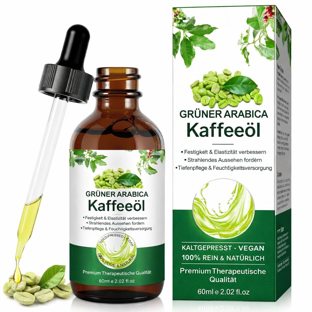 Abodiuss Kaffeeöl Gesicht  Gegen Falten für Gesicht Körper Haare