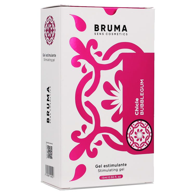 Bruma Stimulationsgel Bubblegum 15ml Verpackung.