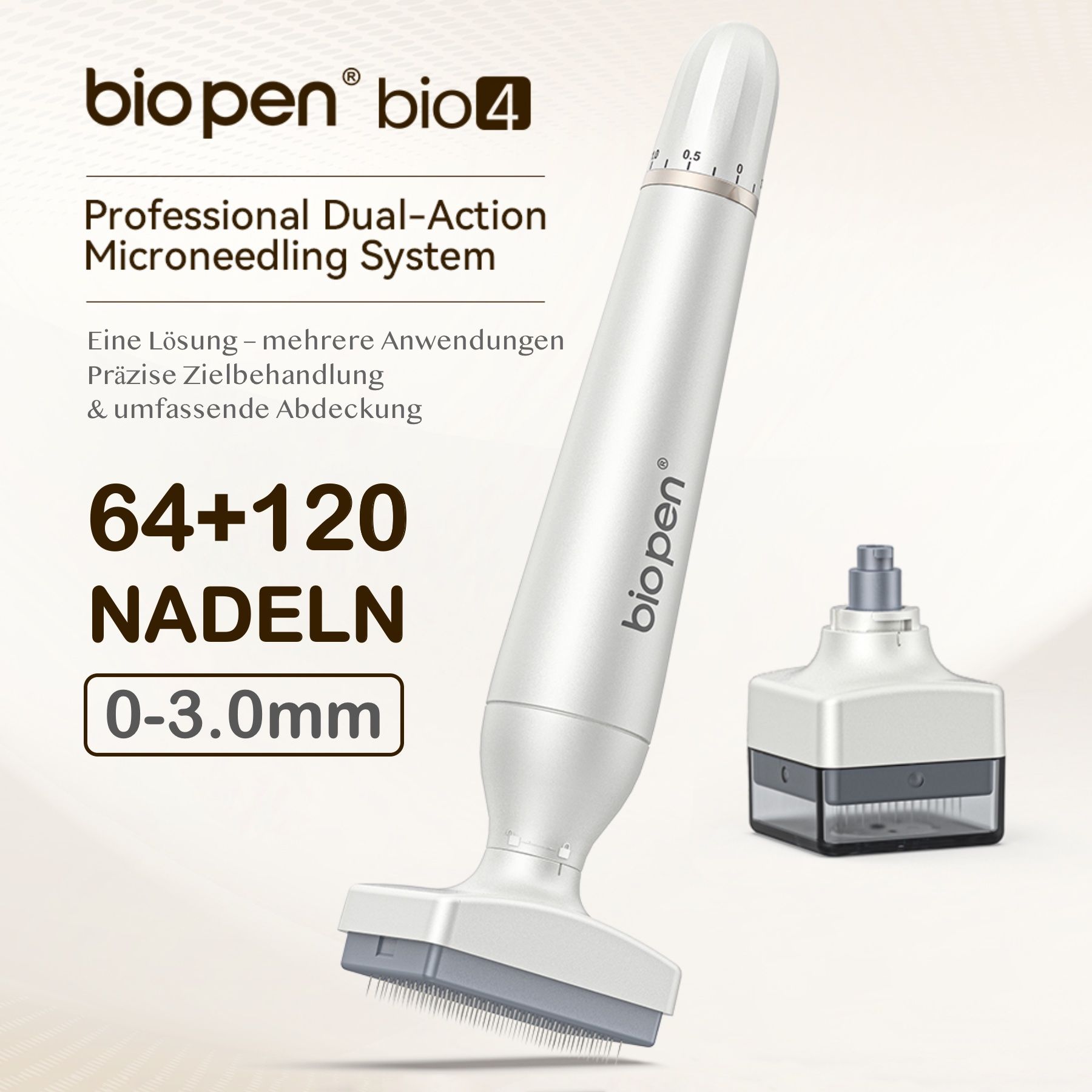 P-Beauty Dermaroller Bio Pen 4 Microneedling für Hautpflege