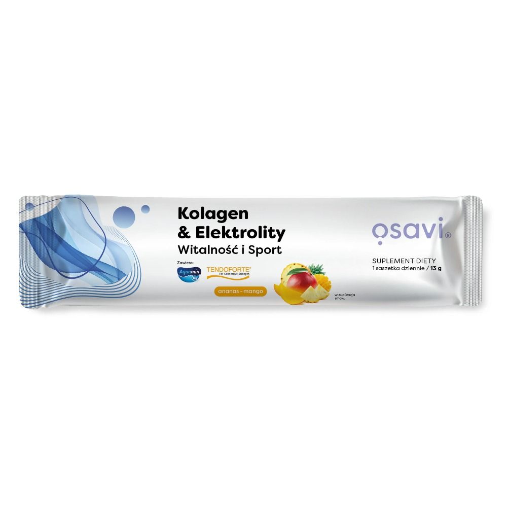 Osavi Collagen & Electrolytes Vitality and Sport, Ananas-Mango