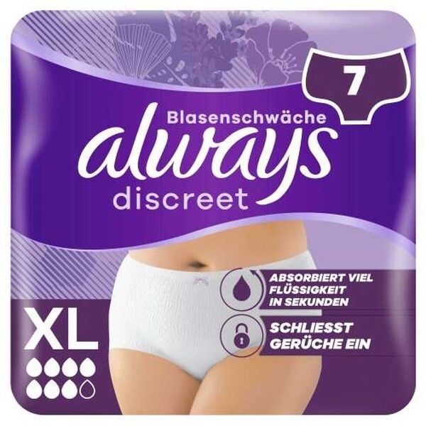 Always Discreet Inkontinenz-Höschen XL