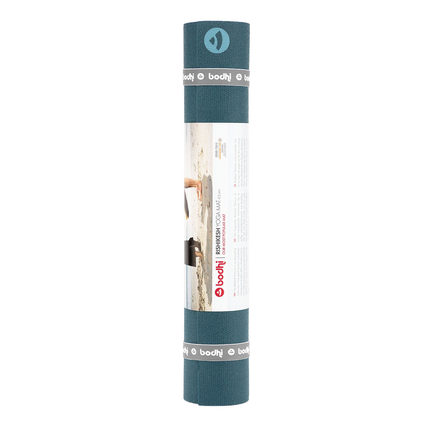 bodhi Yogamatte RISHIKESH Premium 60 blau