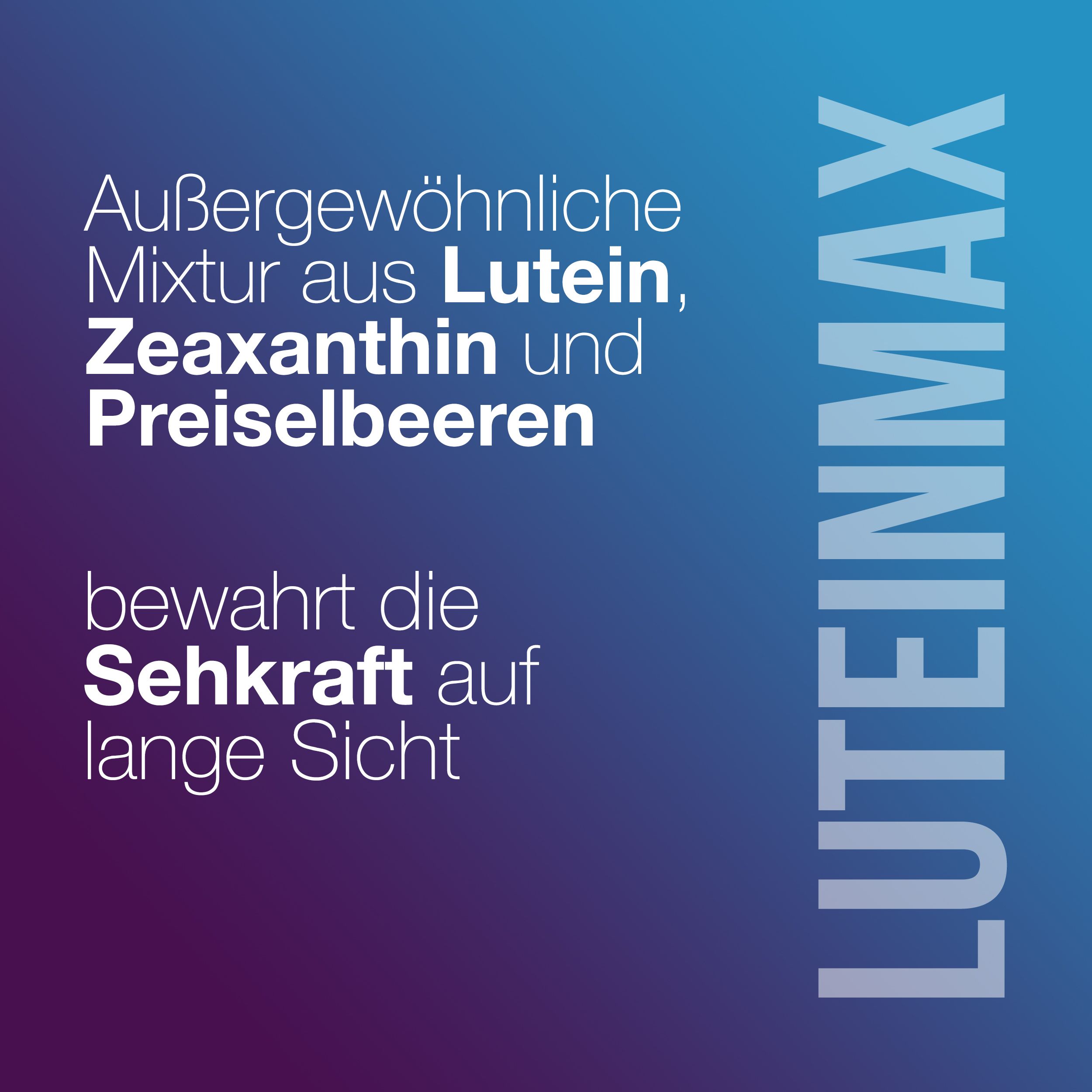 LA.GA LuteinMax © Nahrungsergänzungsmittel für die Augen mit Lutein und Zeaxanthin