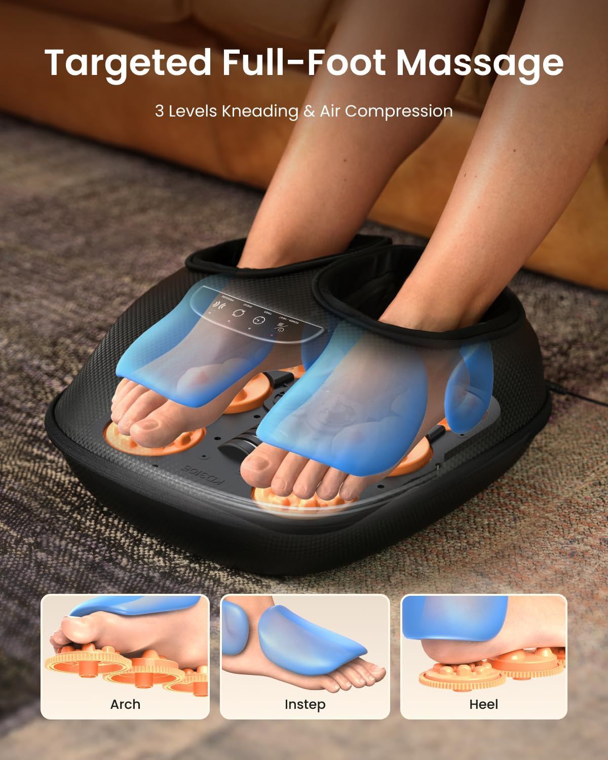 RENPHO Fußmassagegerät mit Wärme