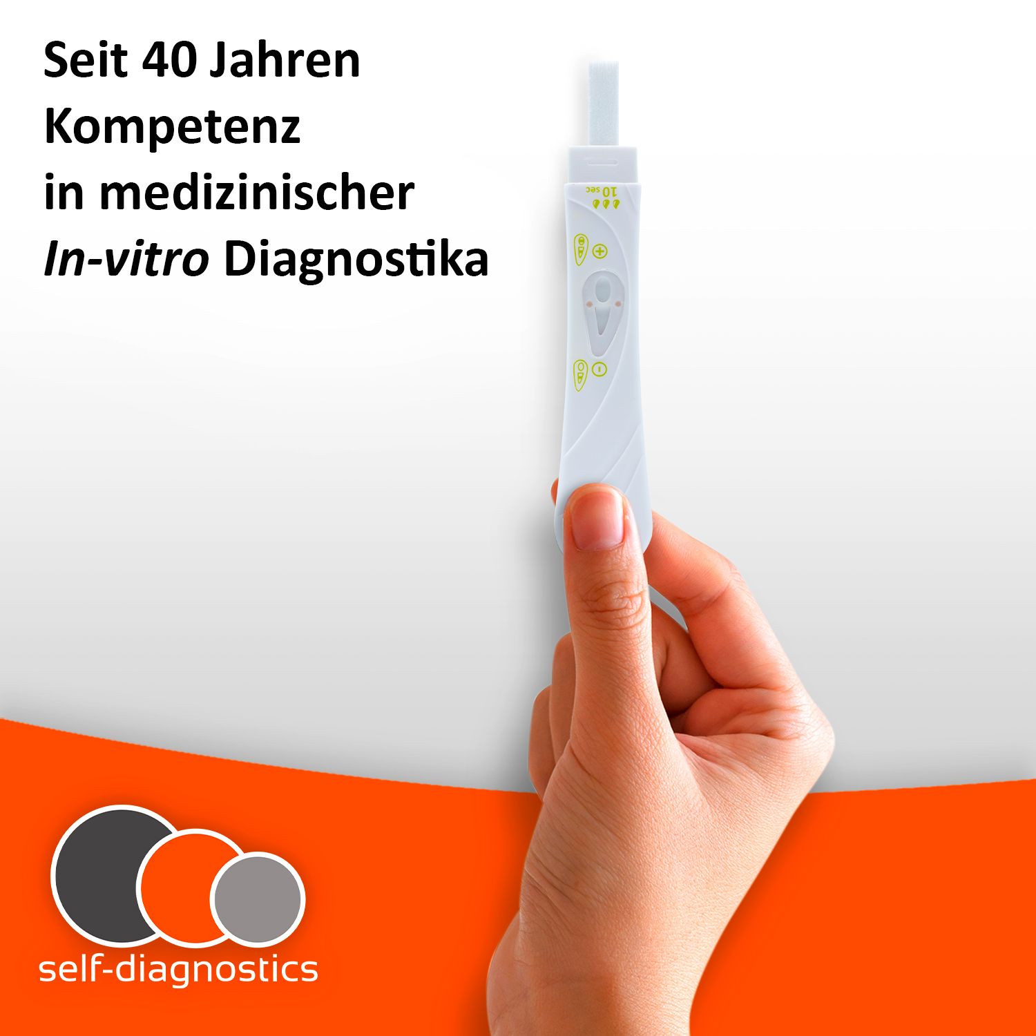 self-diagnostics Schwangerschaftstest hCG Frühtest 10 miu/ml