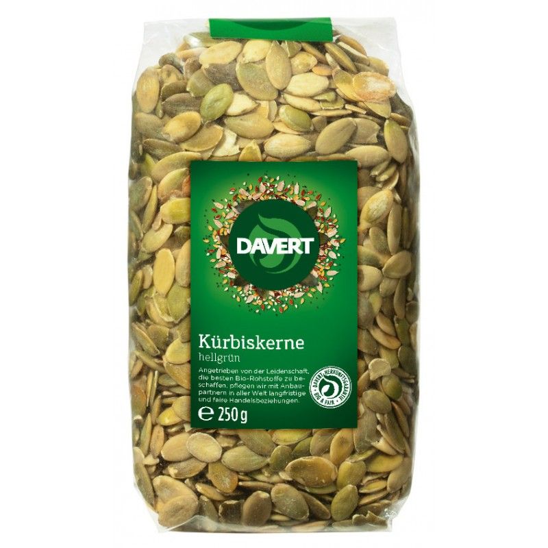 Davert - Kürbiskerne, hellgrün 500 g - Shop Apotheke