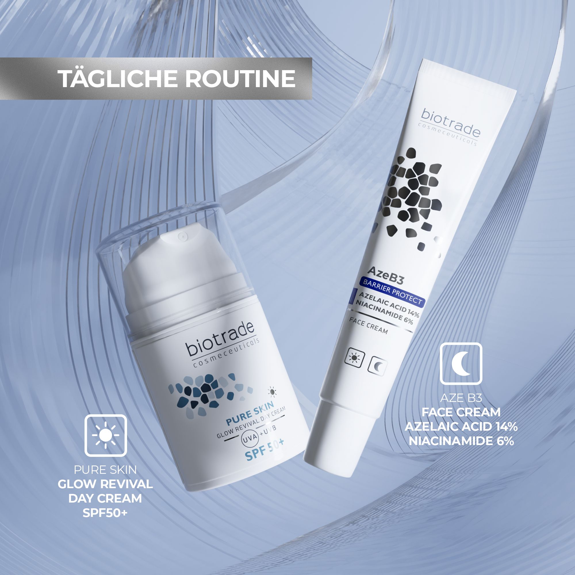 Biotrade AzeB3 Barrier Protect Intensivpflegecreme mit Azelainsäure 14% und Niacinamid 6%