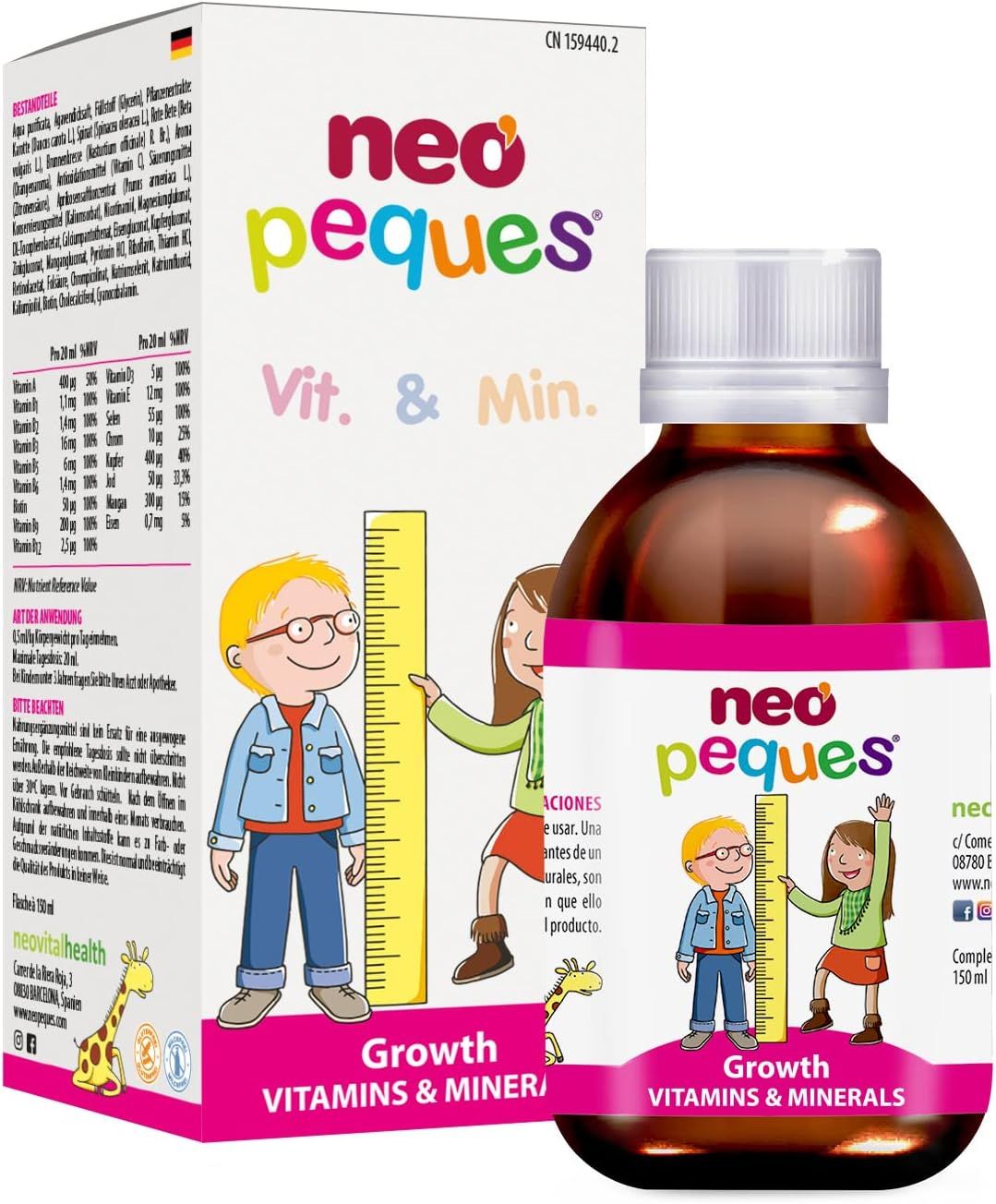 Neo Peques Growth Multivitamin Sirup