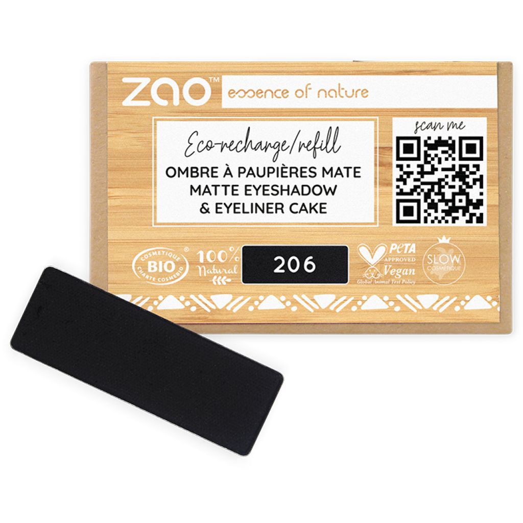 ZAO MAKE UP EYESHADOW ULTRA SHINY RECHTECKIG