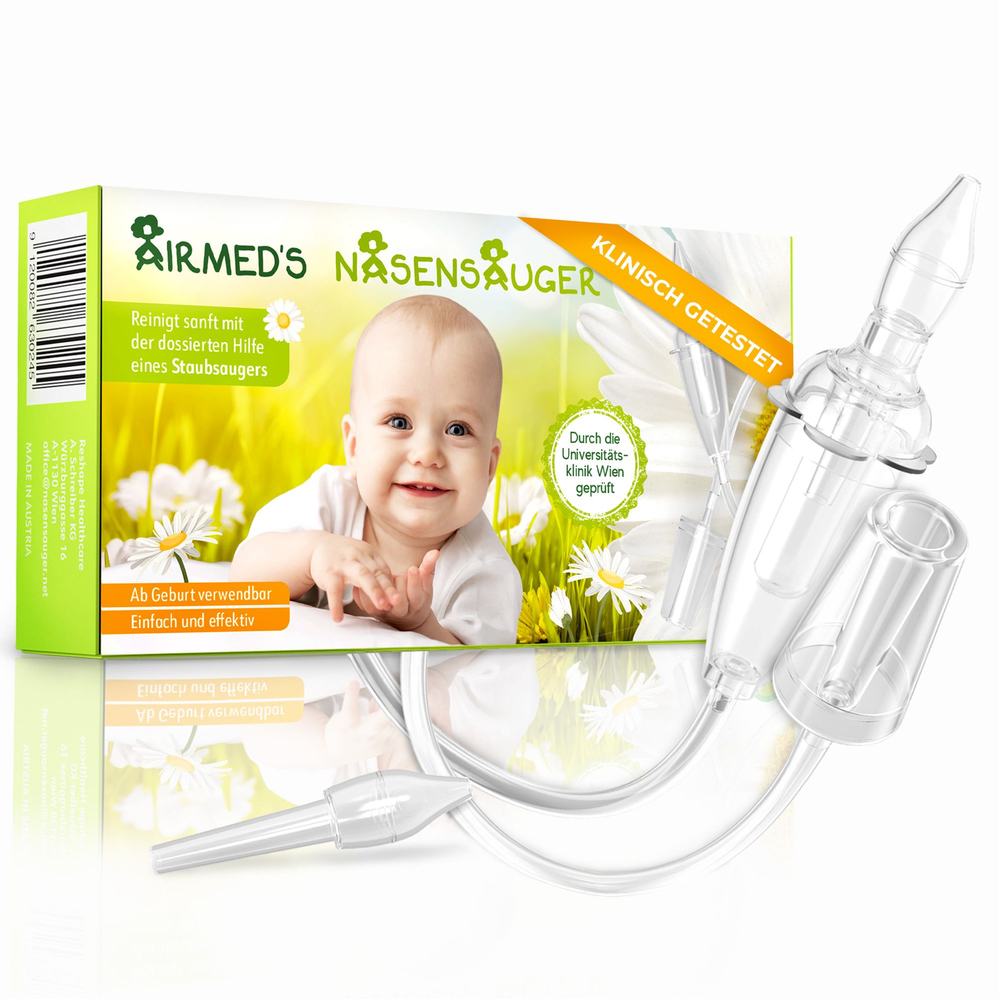Airmed's Nasensauger. Für jeden Staubsauger