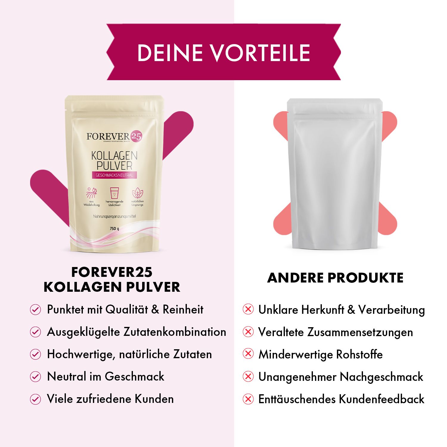 Luxury Kollagen Pulver - Kollagen Peptide Complex