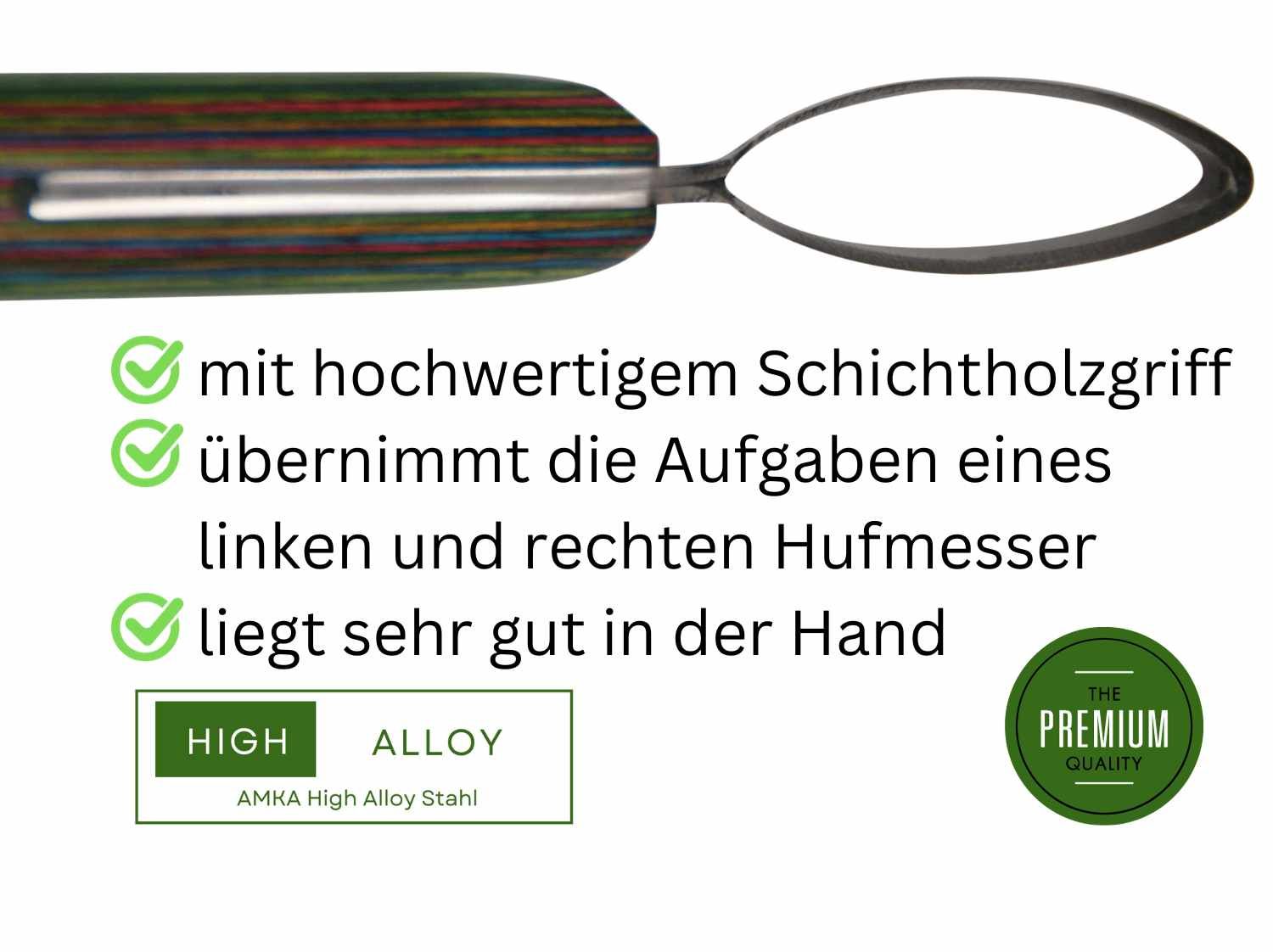 AMKA PRO HAS Schlaufen Hufmesser