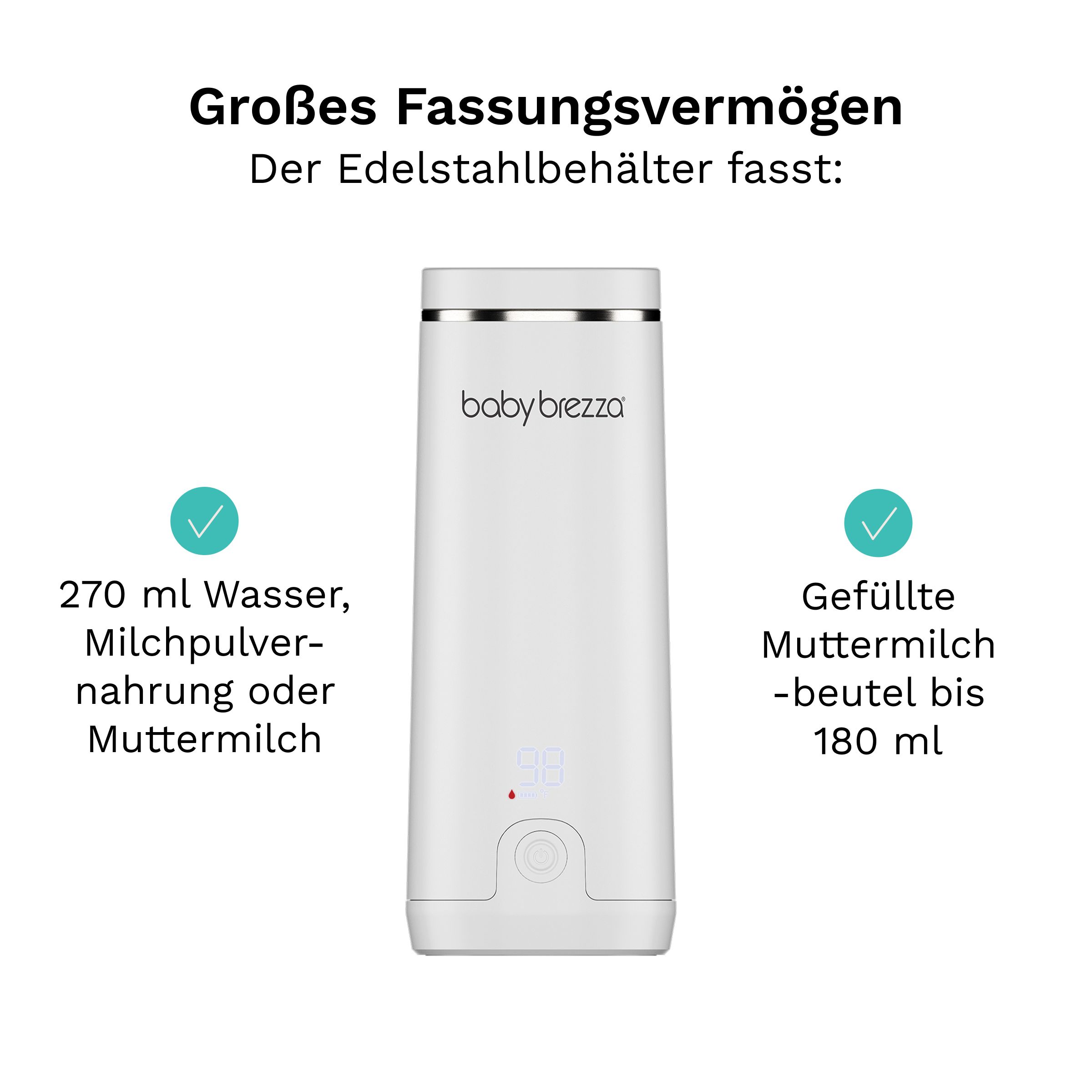 Tragbarer Muttermilch- & Wasserwärmer