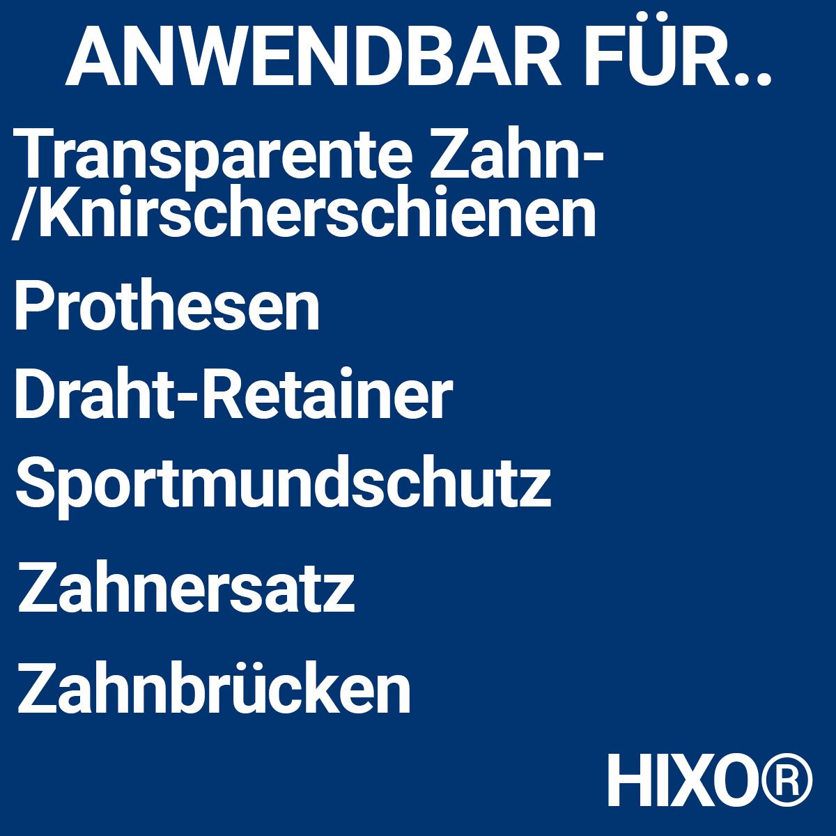 HIXO 120x Reinigungstabletten Gebissreiniger für Zahnersatz Retainer