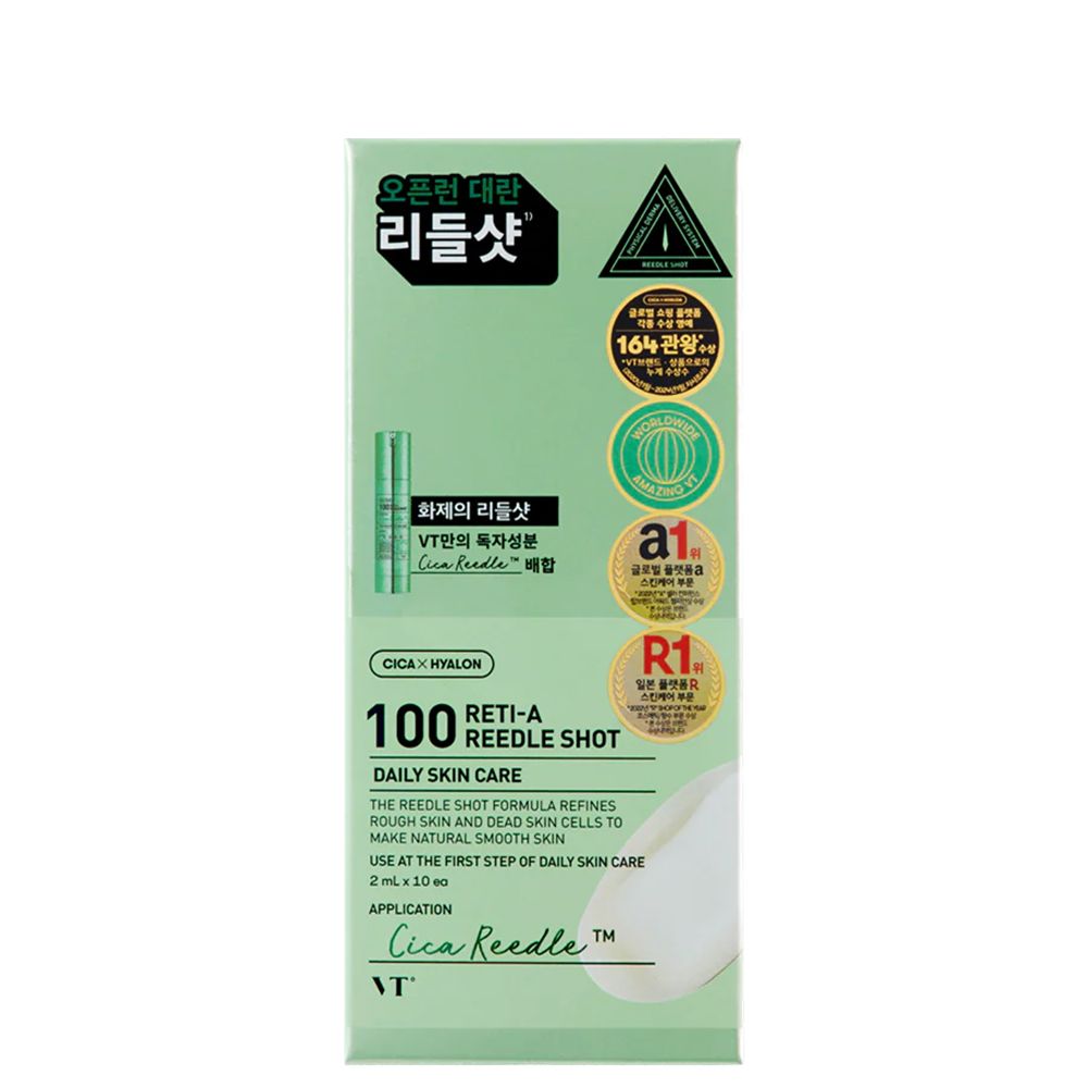 VT Cosmetics 100 Cica Reti-A Reedle Shot