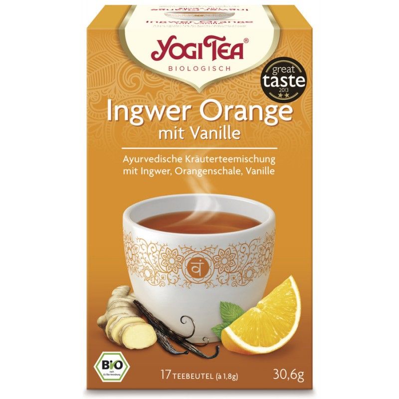 Yogi Tea - Ingwer Orange mit Vanille Bio