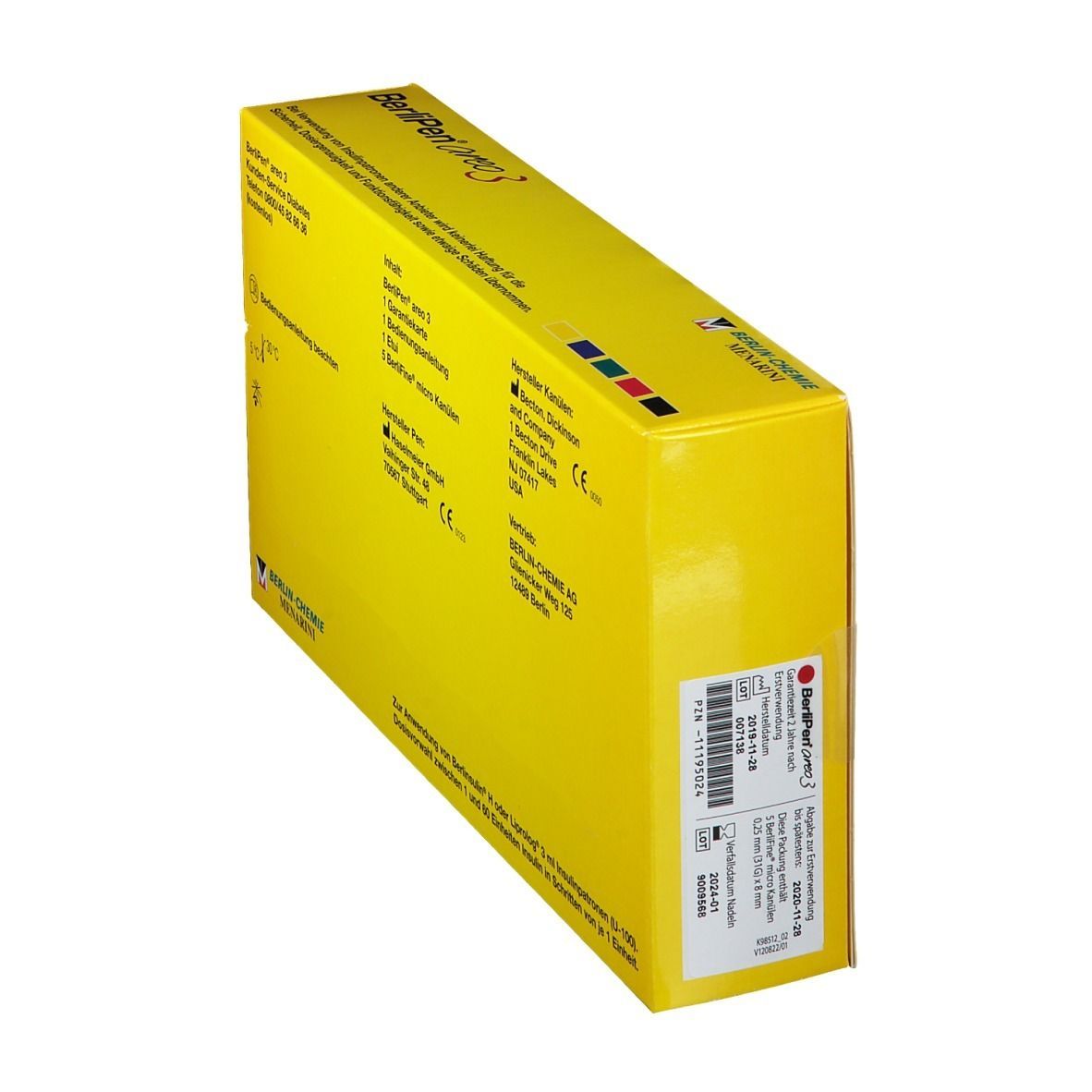 BerliPen® areo 3 rot