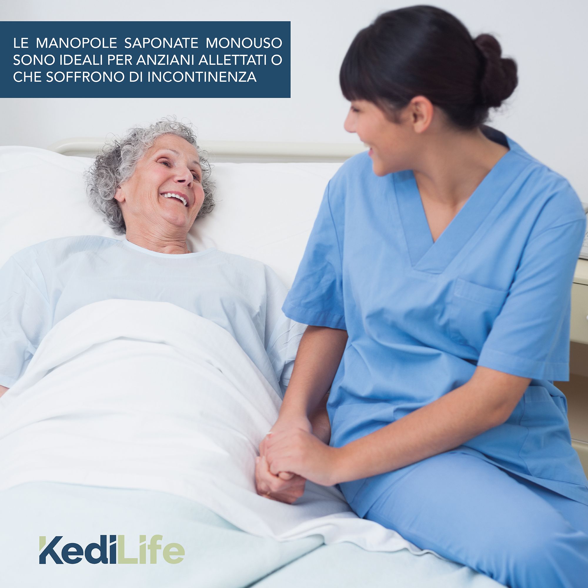 Einweg-Waschhandschuhe mit Seife KediLife