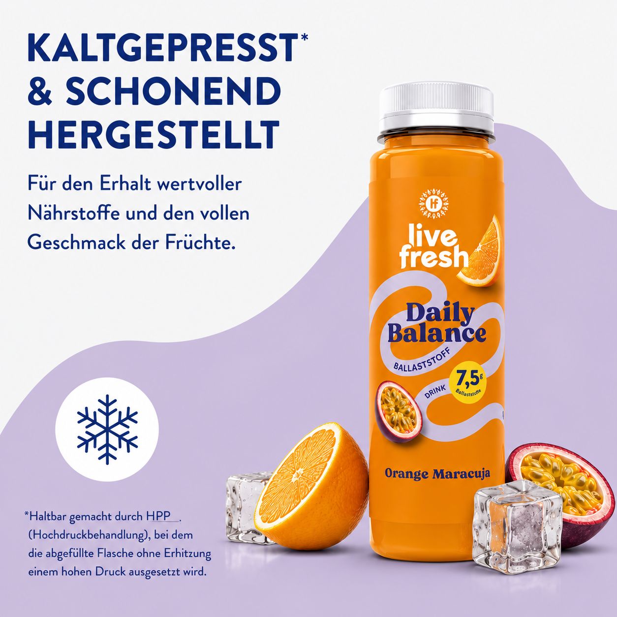 LiveFresh Ballaststoff Drink – Red Berry