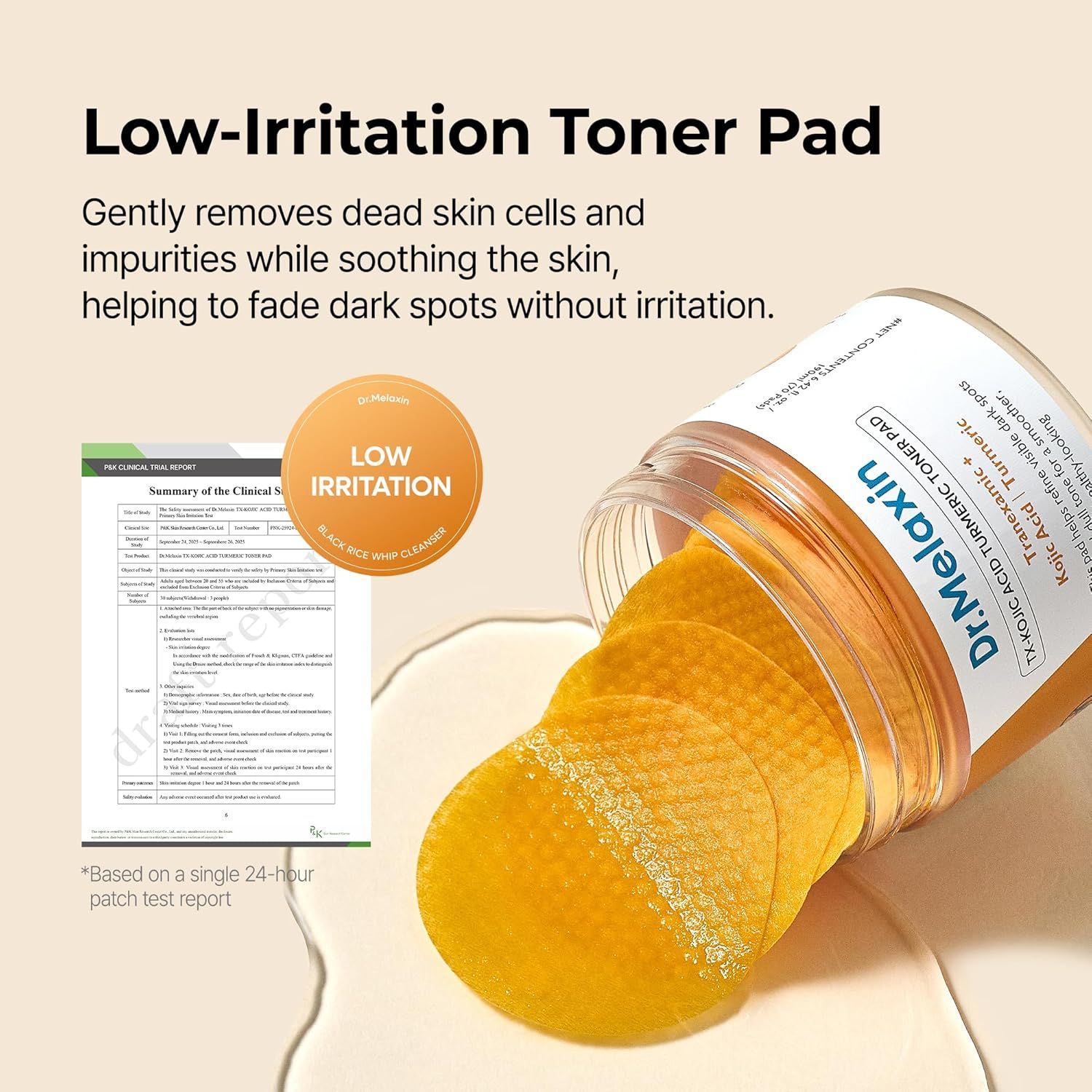 Dr.Melaxin TX Kojic Acid Turmeric Toner Pads