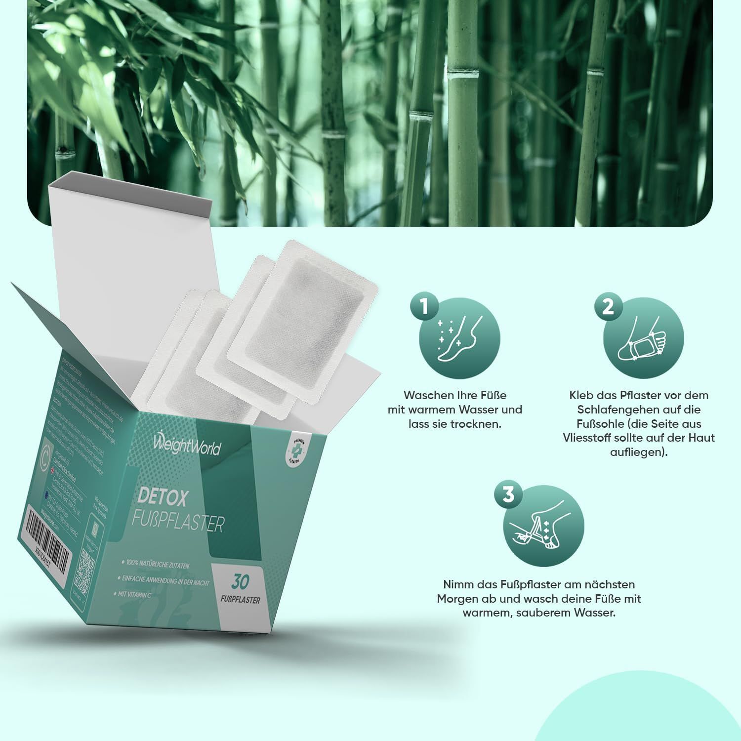 WeightWorld Detox Fußpflaster