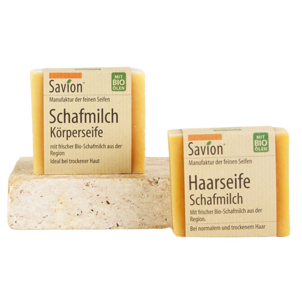 Savion Schafmilch Körper- und Haarseifen 2er Set