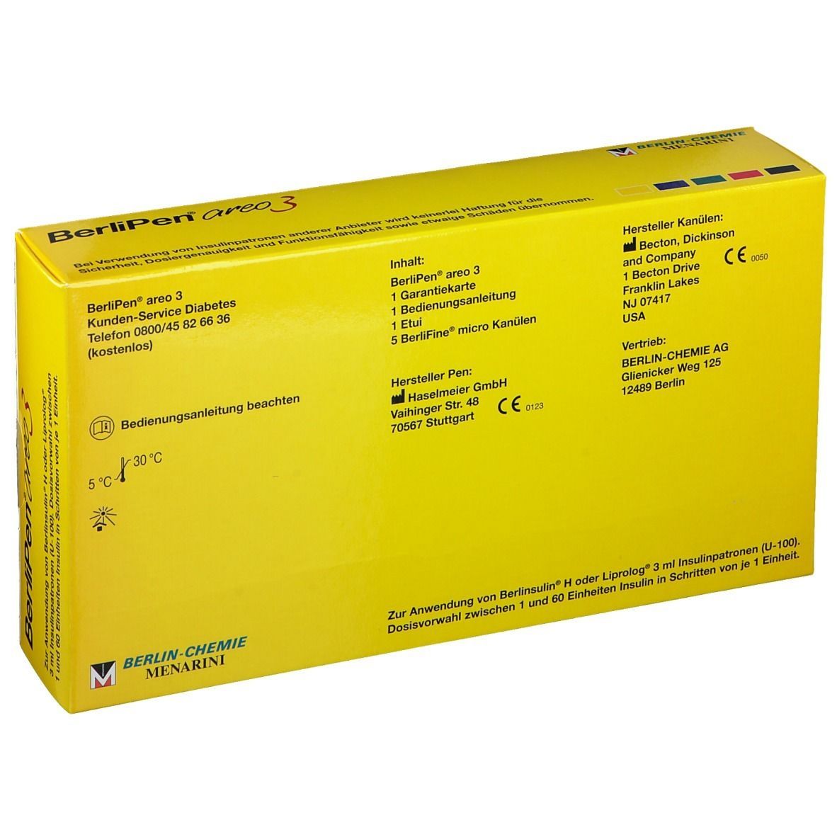 BerliPen® areo 3 rot