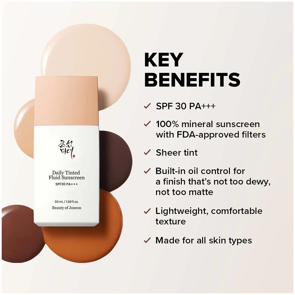 BEAUTY OF JOSEON Daily Tinted Fluid Sunscreen SPF30 MY210