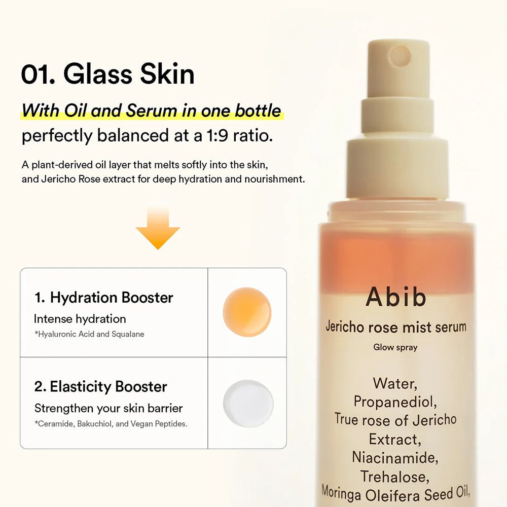 ABIB Jericho Rose Mist Serum für Glow