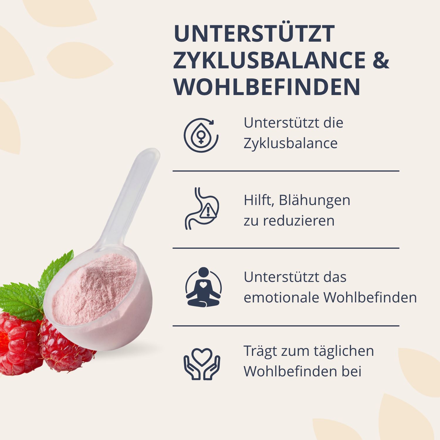 Golden Tree My Cycle: Unterstützung der Zyklusbalance, Reduzierung von Blähungen, emotionales Wohlbefinden.