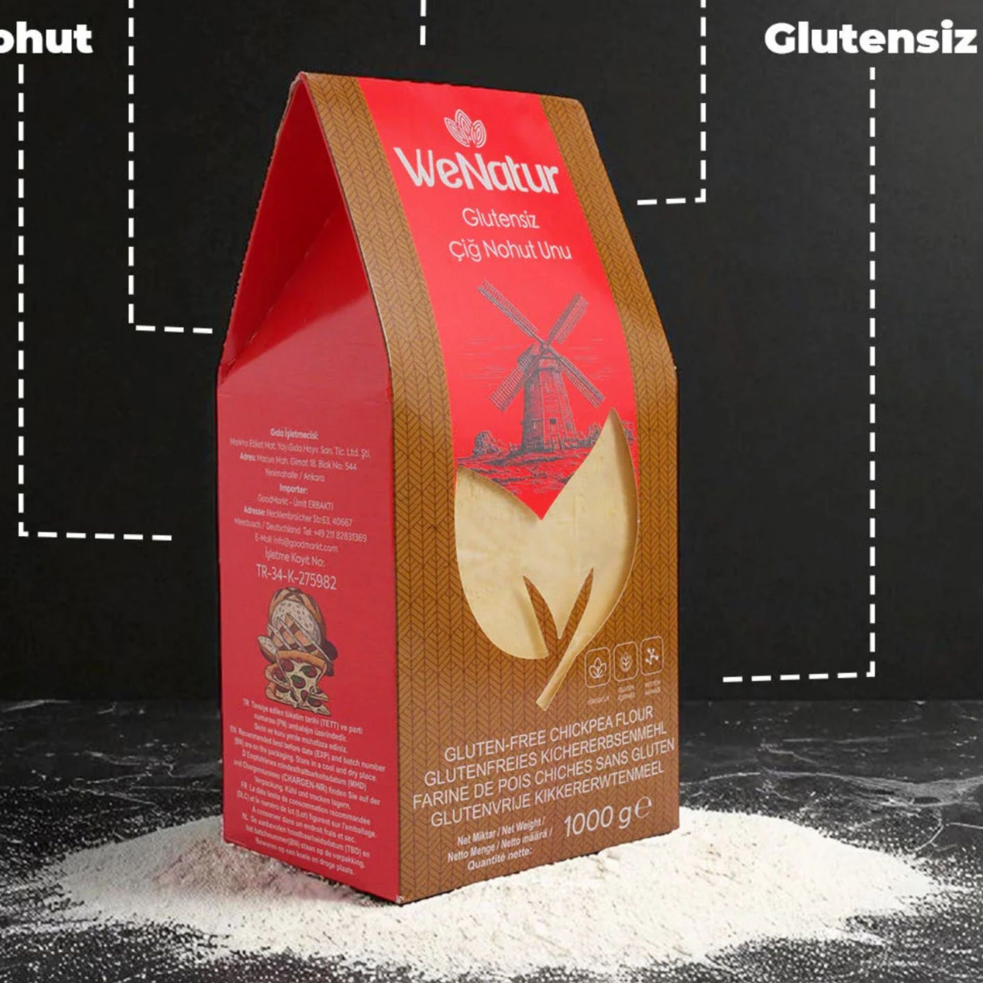 WeNatur Glutenfreies Kichererbsenmehl