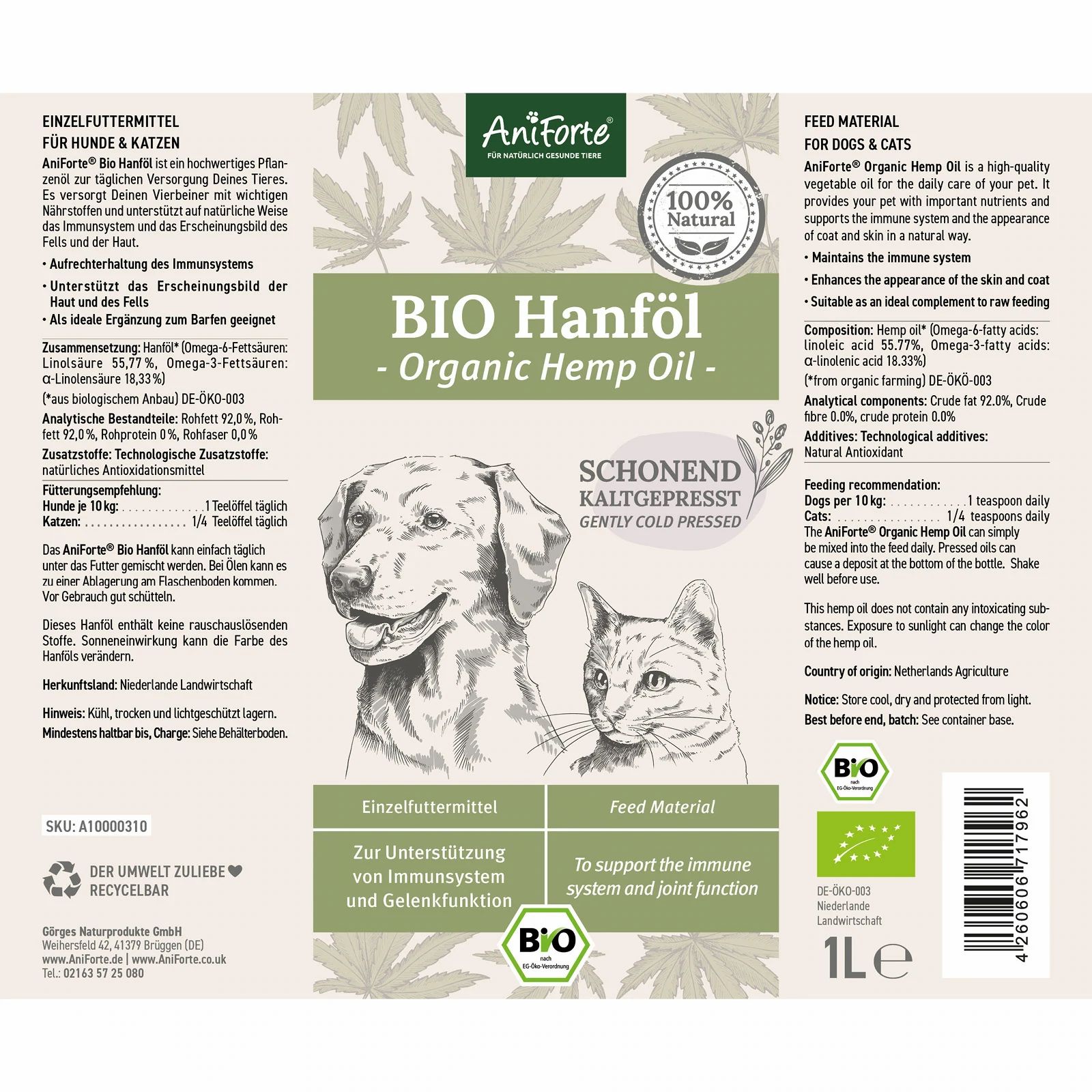 Bio Hanföl - AniForte®