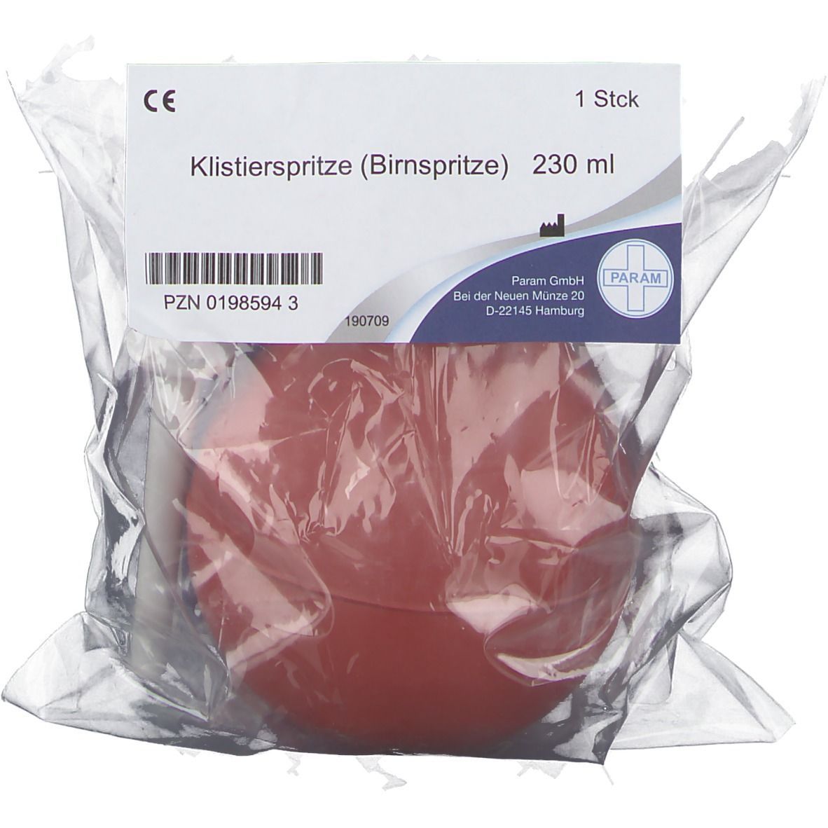 PARAM Klistierspritze Birne 230 ml