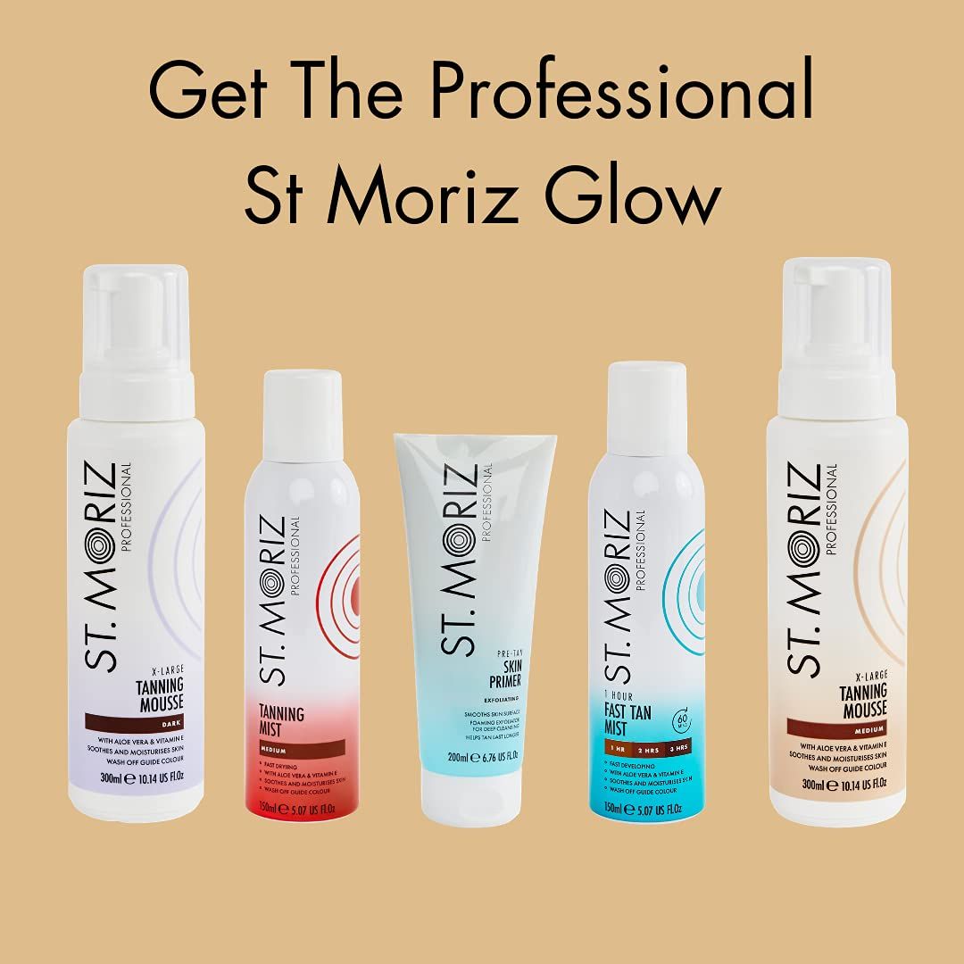 St. Moriz Clear Professional Tanning Mousse Medium to Dark