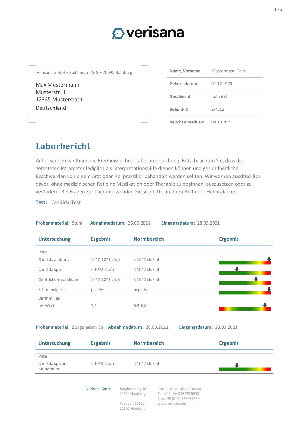 Verisana Candida Test