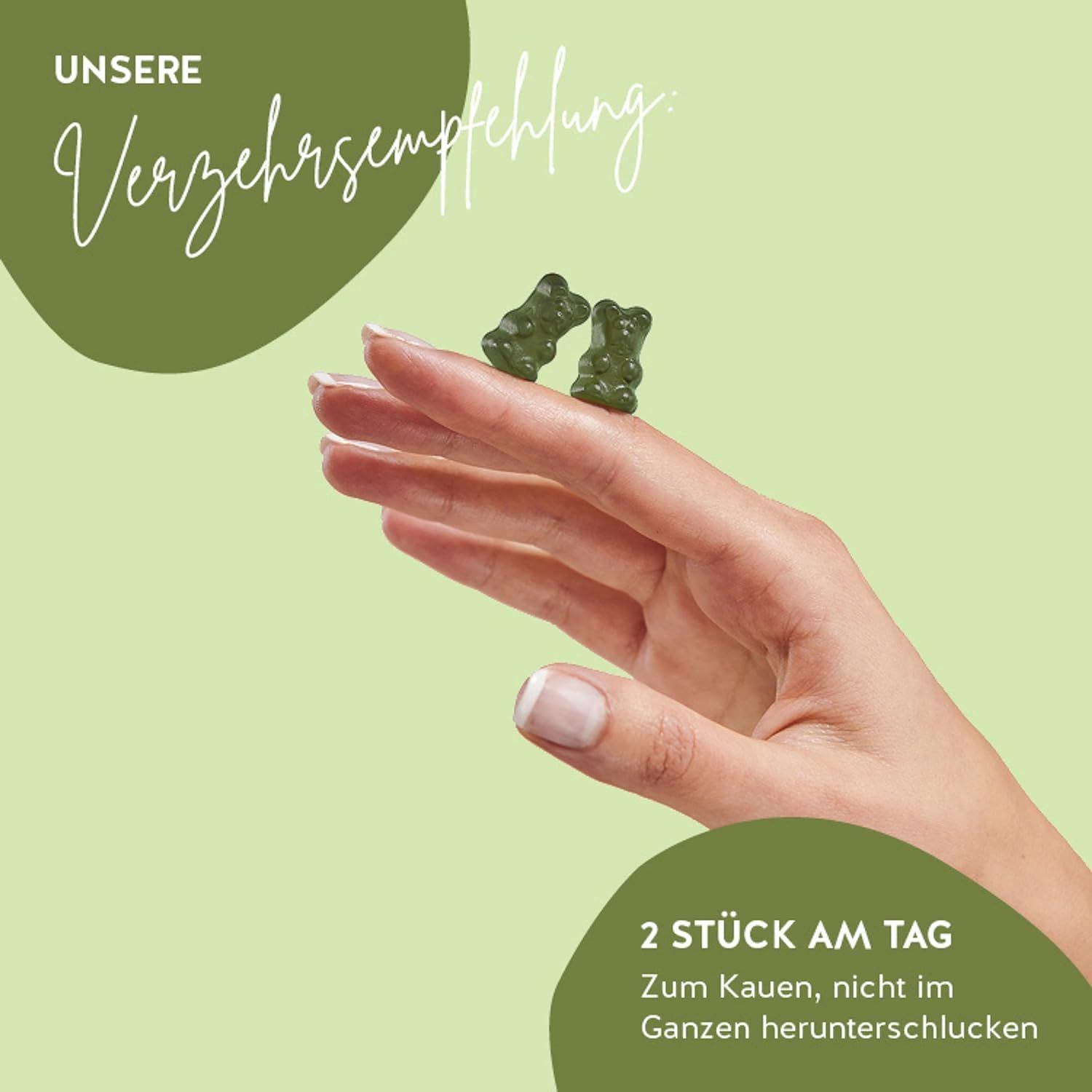 Bears with Benefits Hochdosierter Supergreens Vitaminkomplex