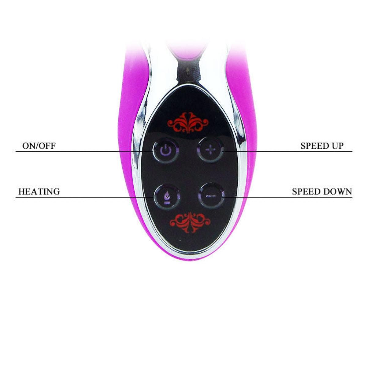 Rabbitvibrator “Crazy” mit Temperatur-Funktion | 10 Vibrationsmodi | Pretty Love