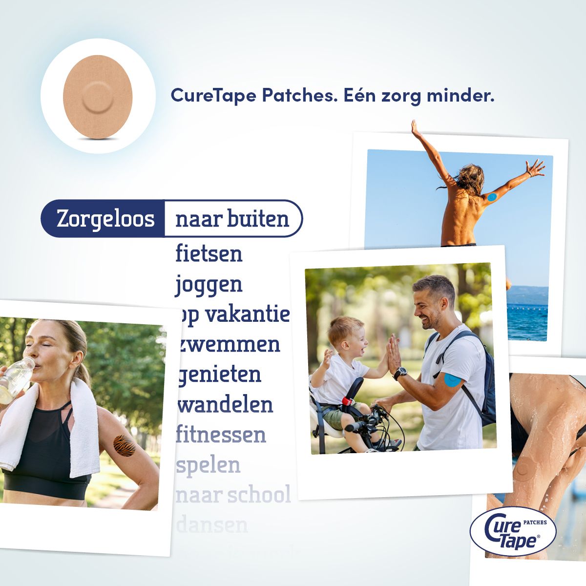 CureTape® - Freestyle libre und Dexcom Sensor Fixierpflaster