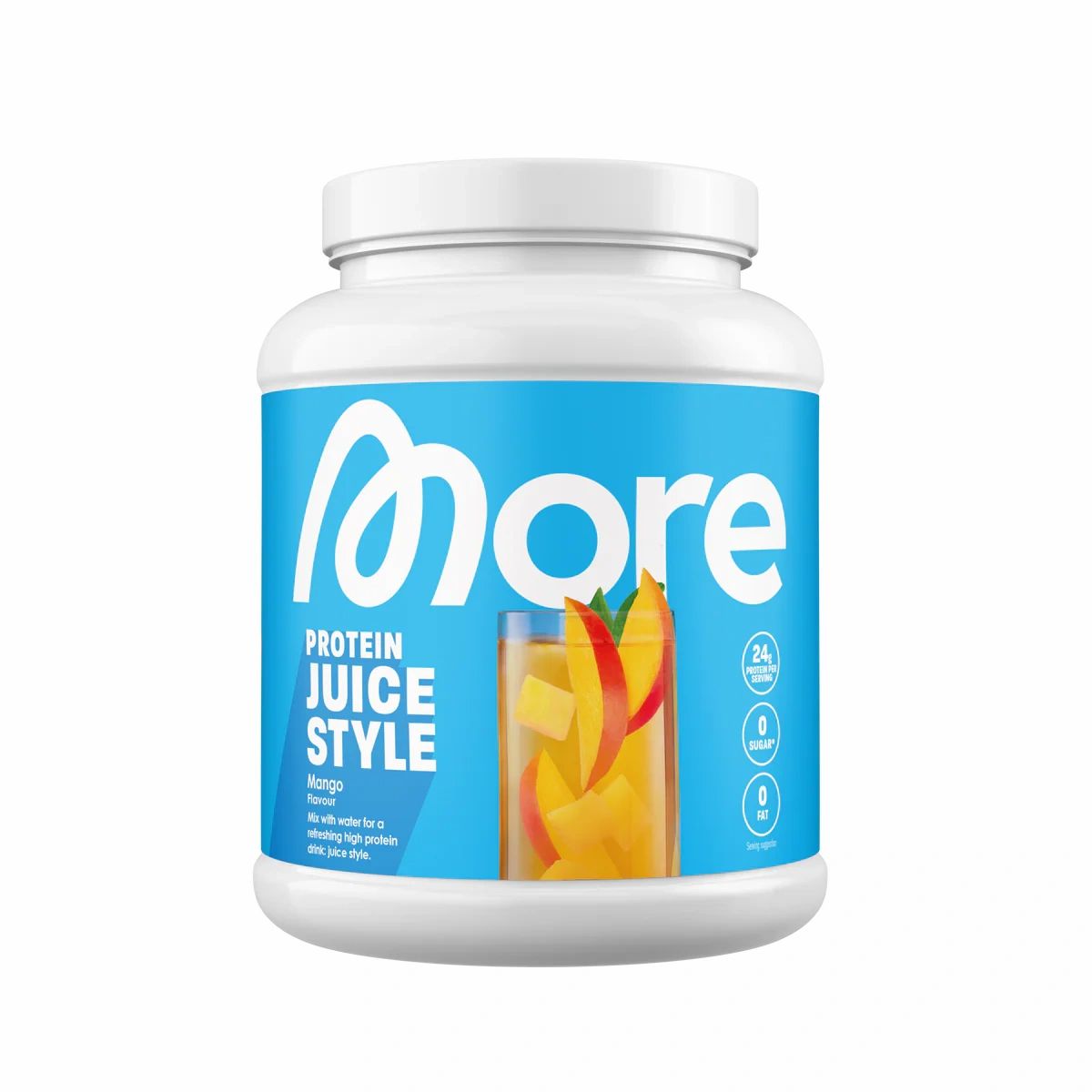 More Nutrition Protein Juice Style Dose, Mango Maracuja Geschmack.