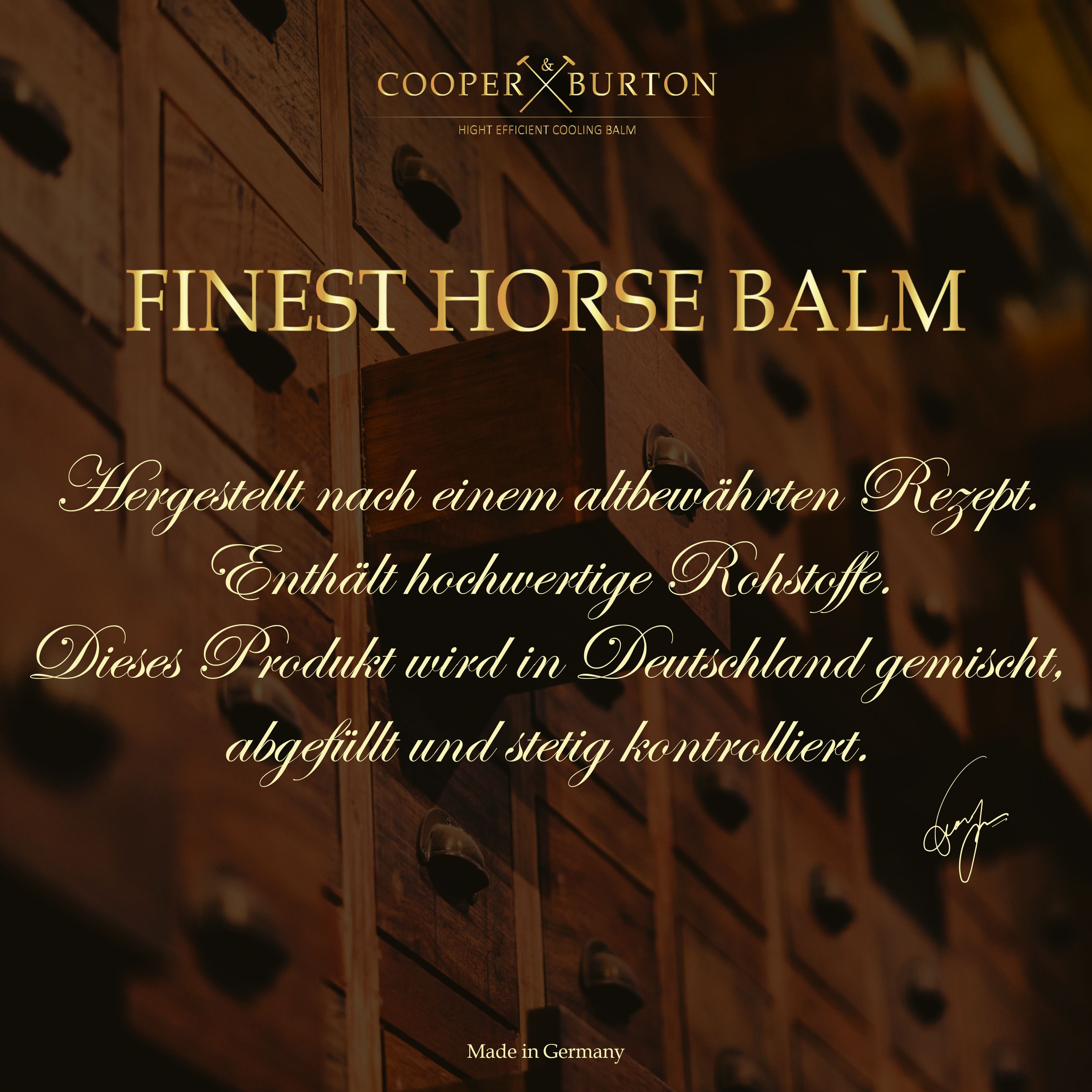 COOPER & BURTON CBD Hanf Creme mit THC-freiem CBD Öl – Massagebalsam für Muskeln und Gelenk