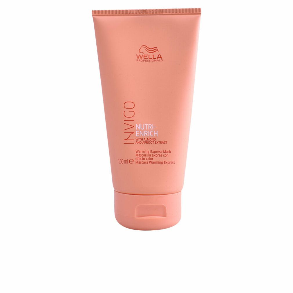 Wella Invigo Nutri Enrich Maske. Rosa Tube mit Produktinformationen. 150ml.