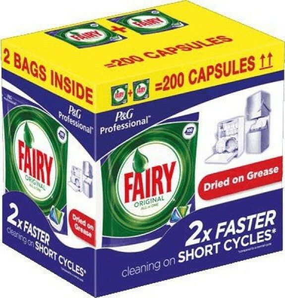 Fairy Original All-in-One Spülmaschinen-Tabs, 200 Stk